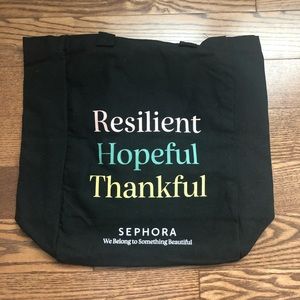 ¡¡ SOLD !! Sephora Black Tote Bag